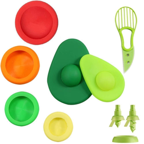 Luckfind Fruit and Vegetable Huggers for Avocado Saver and Slicer